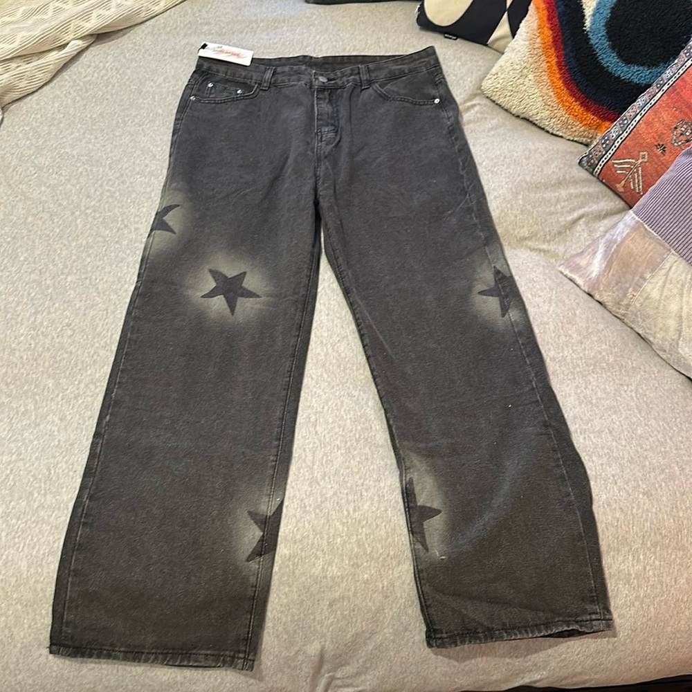 star printed jeans 32x32